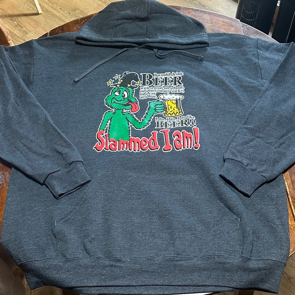Dr. Seuss parody Gray Graphic Men's Sweater